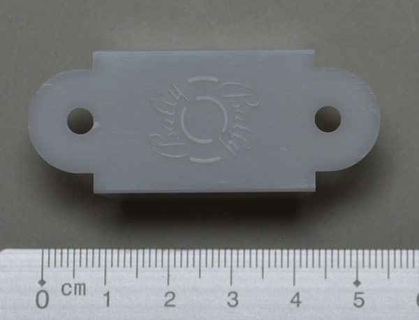 Lane Guide weiß 2 1/8" mit Bally - Logo