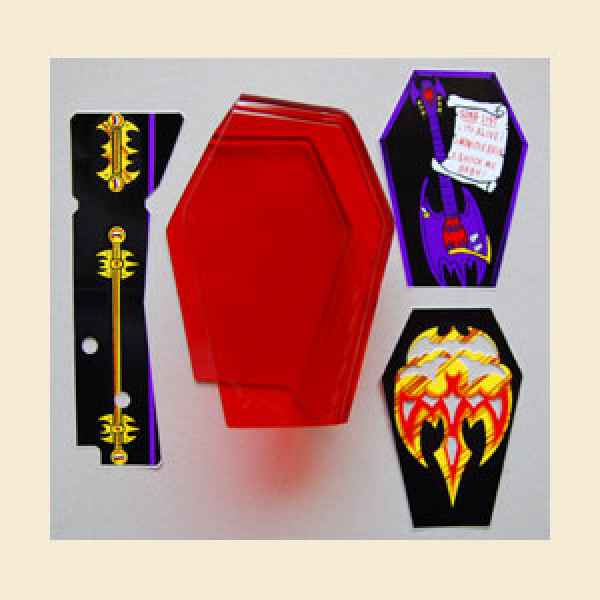 Dracula Coffin Cover Monster Bash - Mit Decals
