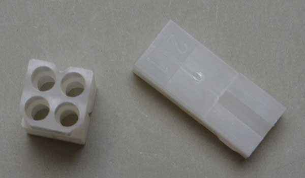 Molexstecker 4 pol. 0.093" - Receptacle quadratisch
