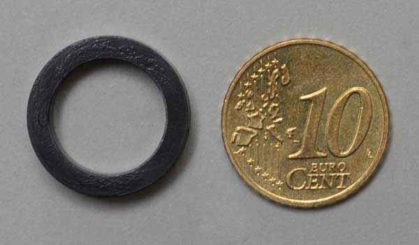 Nylon Spacer black .531 x .750 x .187 - Stern