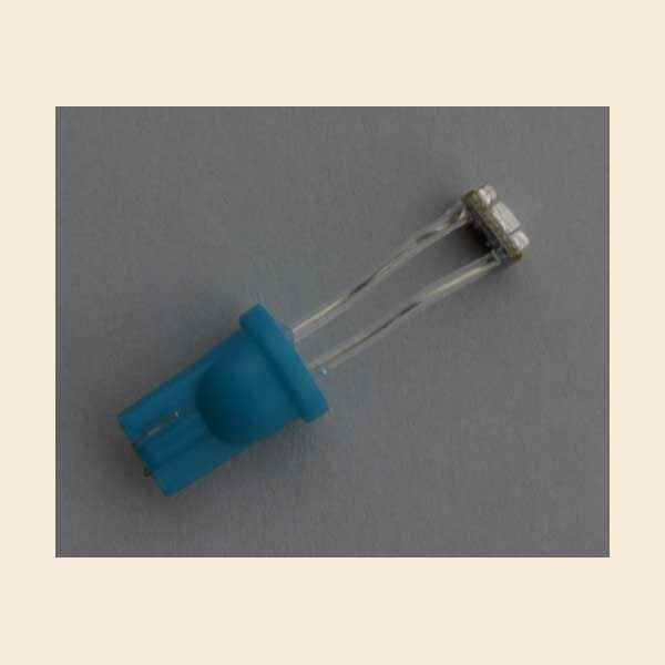 LED Lampe Optiflux Glassockel T10 Teleskop - türkis