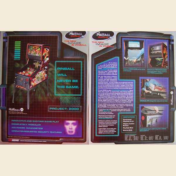 Pinball 2000 - Flyer