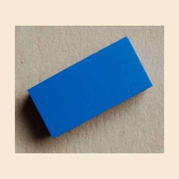 Bumper Pad blau 1/2" x 1" x 1/4"