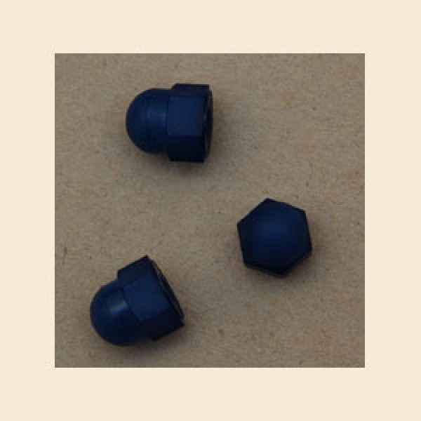 Acorn post speed nut nylon  6-32" - blue