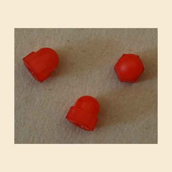 Acorn post speed nut nylon  6-32" - orange