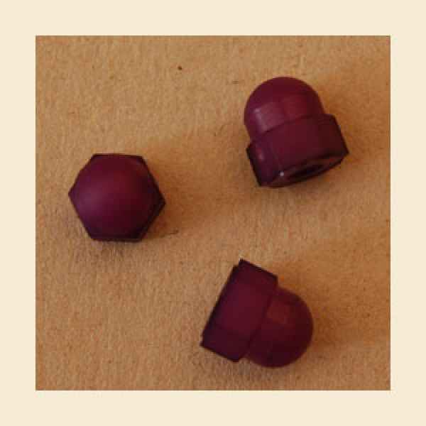 Acorn post speed nut nylon  6-32" - purple