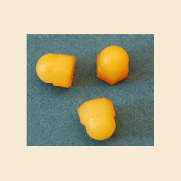 Acorn post speed nut nylon  6-32" - yellow