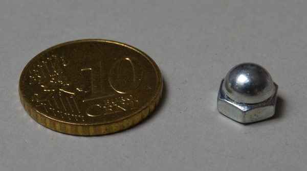 Acorn Nut 6/32" HDW