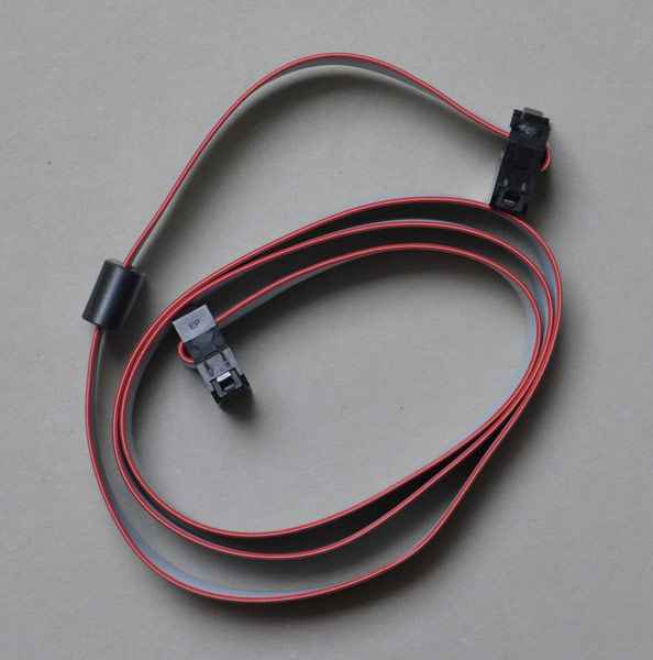 Flachbandkabel 14 polig 26" / 66 cm mit Ferritkern