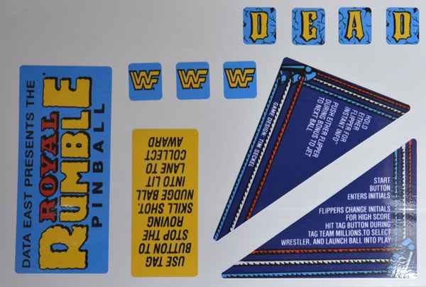 WWF Royal Rumble - Decalset