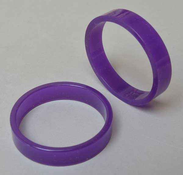 Super Bands High Gloss Flippergummi schmal - violett