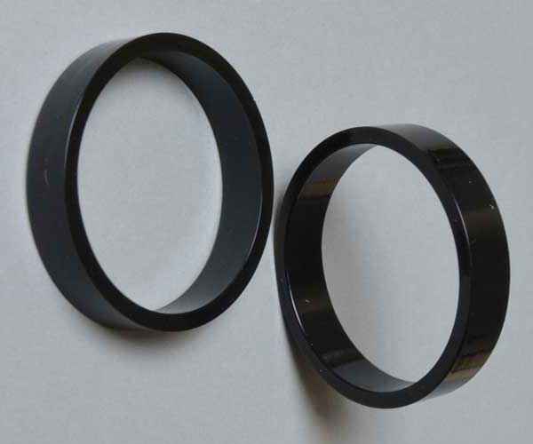Super Bands High Gloss Flippergummi schmal - schwarz