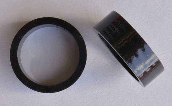 Super Bands High Gloss Flippergummi klein - schwarz