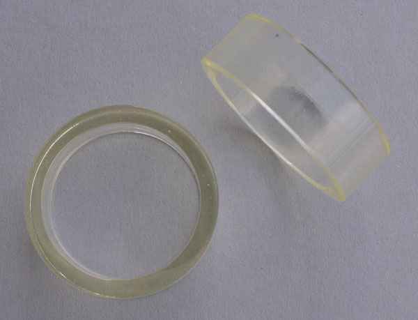 Super Bands High Gloss Flippergummi klein - klar