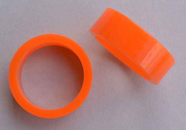 Super Bands High Gloss Flippergummi klein - orange