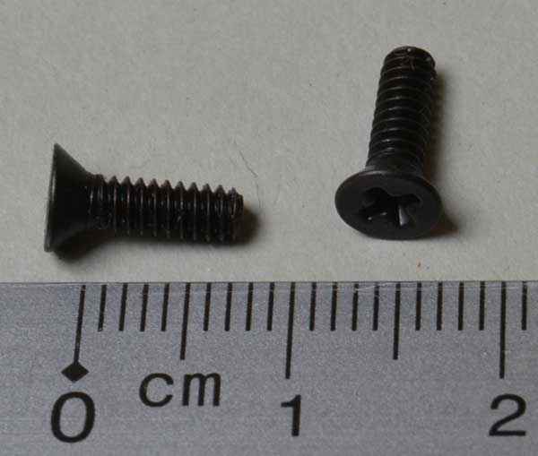 Maschinenschraube 4-40 x 5/16" p-flh schwarz