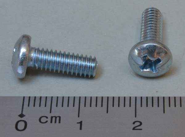 Machinescrew 8-32 x 1/2" p-ph