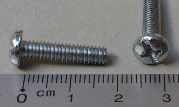Machinescrew 8-32 x 3/4" p-ph