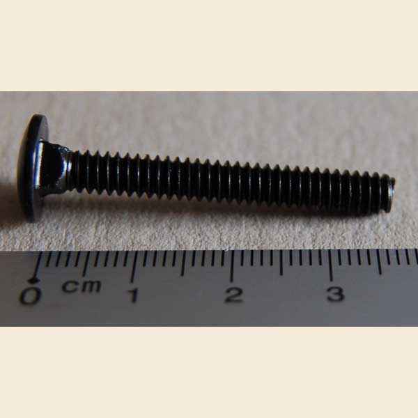 Machinescrew 10-24  x 1 1/2" black
