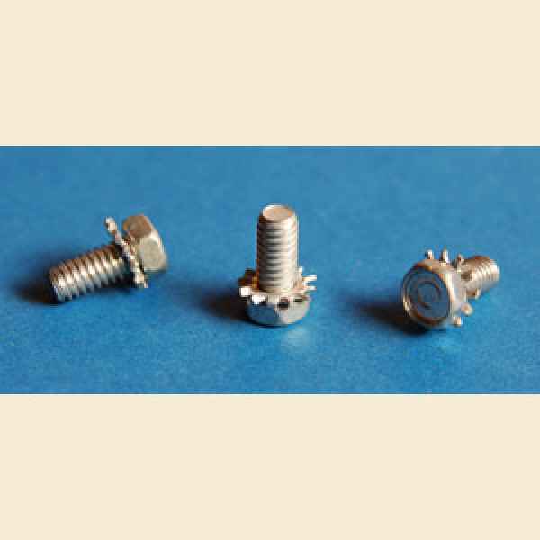 Maschinenschraube mit Sicherungsscheibe 8-32 x 3/8" pl-hh-s