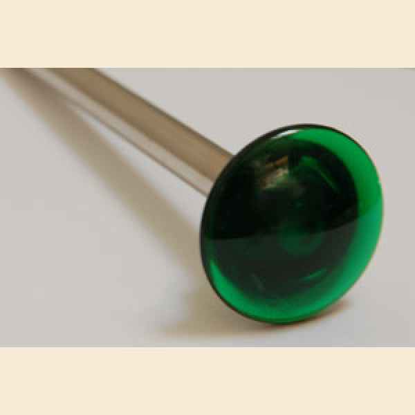 Abschussstange mit grünem transparentem Knopf