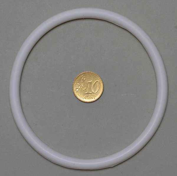 3 1/2" Silicon white