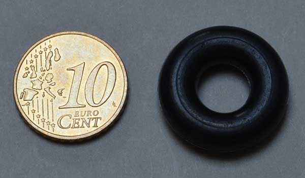 3/8" Silikon schwarz