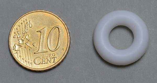 5/16" Silikon weiß