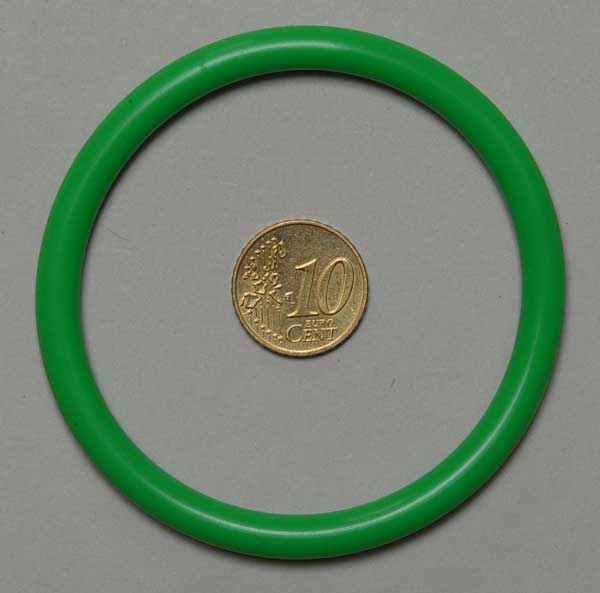 2 1/2" Silikon - grün