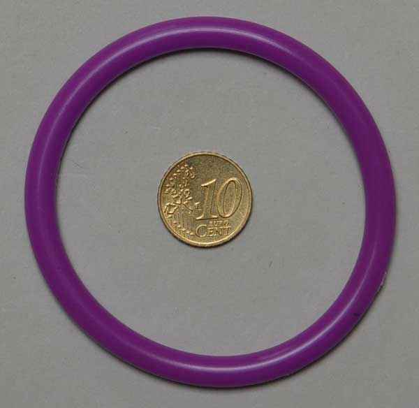 2 1/2" Silicone - purple