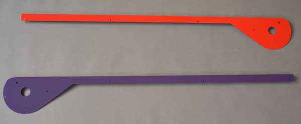 Siderail violett und rot