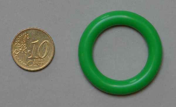 1"  Silikon - grün