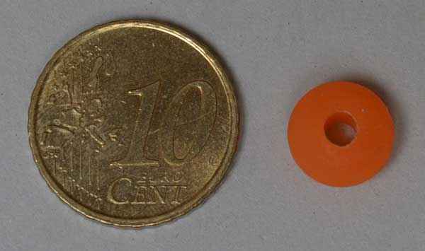3/8" Minipost normal Silikon - orange