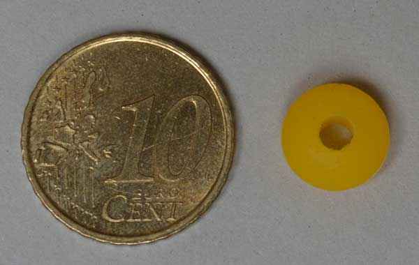 3/8" Minipost normal Silikon - gelb