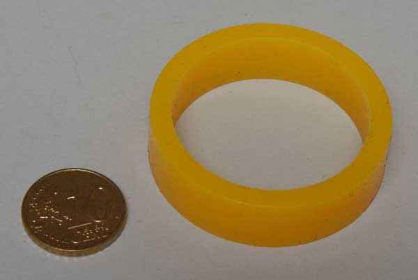 Flippergummi normal - gelb - Silikon