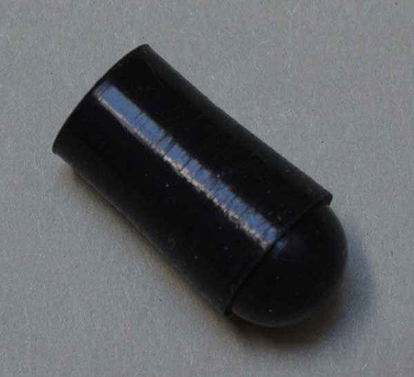 Abschussgummi Silikon schwarz