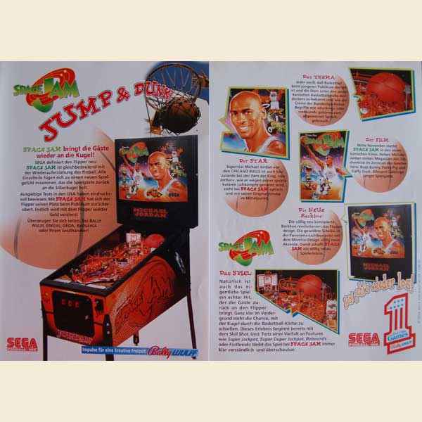 Space Jam - Flyer - deutsch