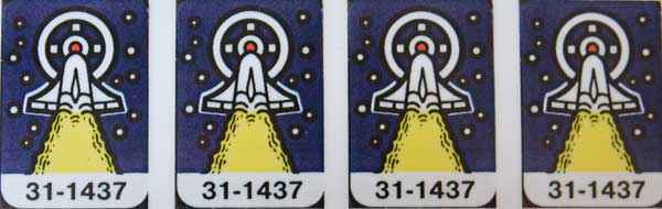 Space Station - Targetdecals - 4 Stück