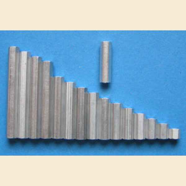 Hex Spacer 1" x 1/4"