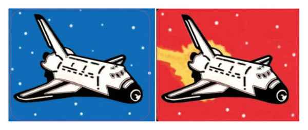 Space Shuttle - Spinner Decals