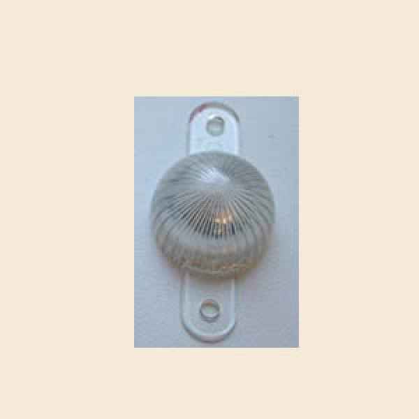 Mini Light Dome m. Laschen zum Schrauben - klar
