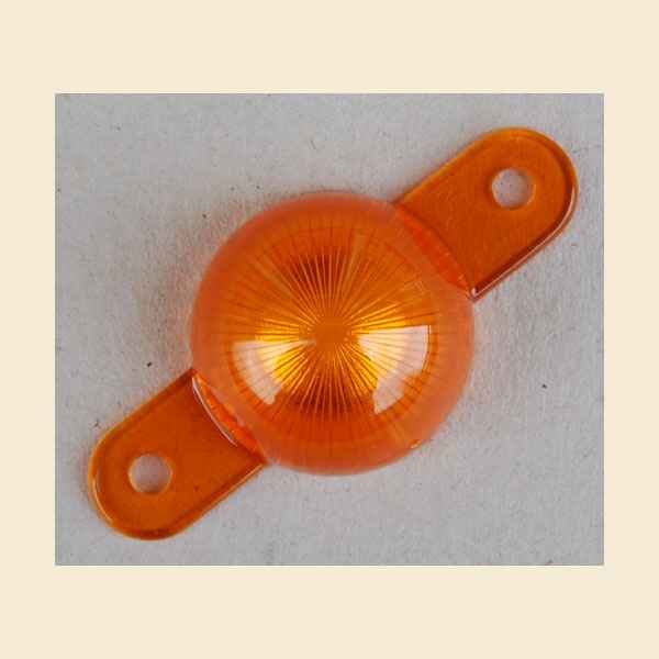 Mini Light Dome m. Laschen zum Schrauben - orange