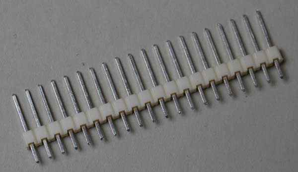 Connector 20 pin 2,54 / 0.1 - without locking