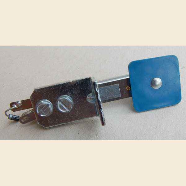 Target Stern rectangular blue 1" - with mounting bracket