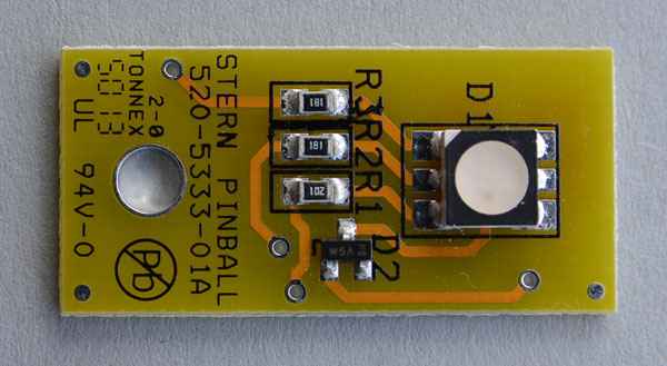 Drei Farben LED - Platine - Stern