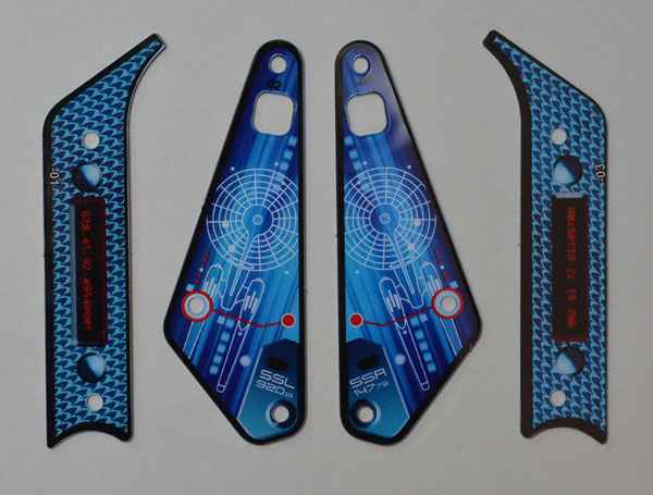 Star Trek (Stern) - Slingshot und Outlaneplastics