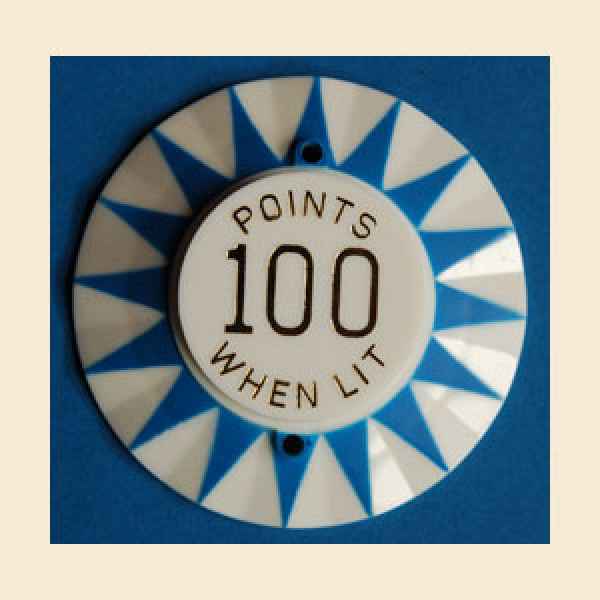 Bumpercap Bally blau '100 Points w/lit'
