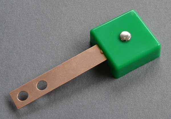 Targetblade green, rectangular 3 D