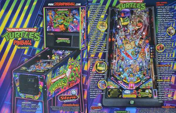 Teenage Mutant Ninja Turtles (Stern) Pro - Flyer