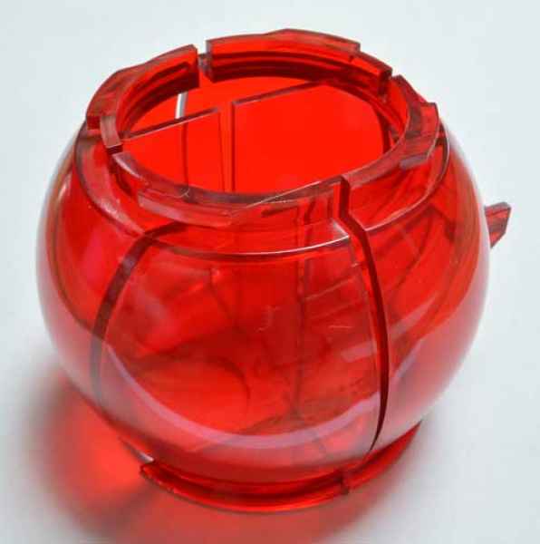 Twilight Zone - Globe for Gumball Machine - red